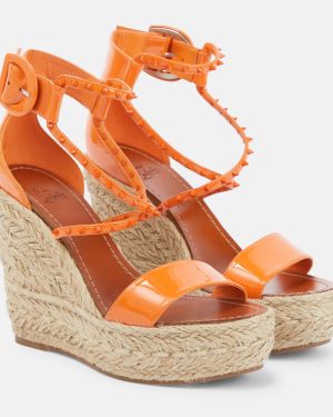 Christian Louboutin Chocazeppa 120 embellished wedge sandals