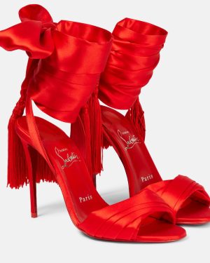 Christian Louboutin Sevillana 100 crepe satin sandals