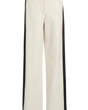 Christopher Esber - Panelled Silk Straight-Leg Pants - Black/white - AU 6 - Moda Operandi
