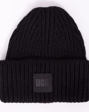 Chunky Rib Beanie With Logo