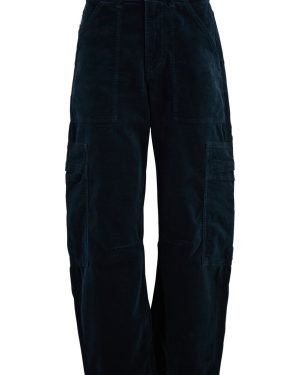 Citizens OF Humanity Marcelle Stretch-corduroy Cargo Trousers - Navy - 26 (W26 / UK8 / S)