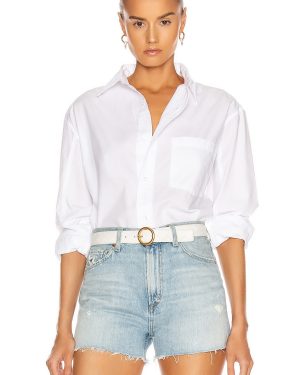 Citizens of Humanity Kayla Shirt in Optic White - White. Size L (also in M, XL).