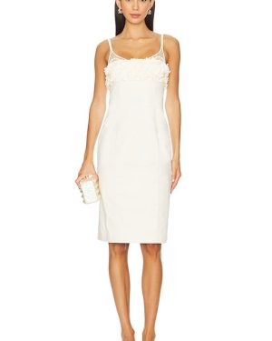 Clea Lena Pencil Dress in Cream. Size XS.