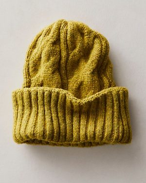 Coastline Beanie at Free People in Yellow