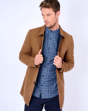 Coats / Jackets Abdale Wool Blend Coat in Camel / L - Tokyo Laundry