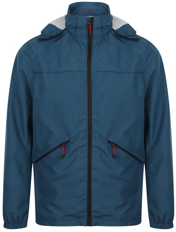 Coats / Jackets Bevington Hooded Windbreaker Jacket In Denim Blue / S - Tokyo Laundry