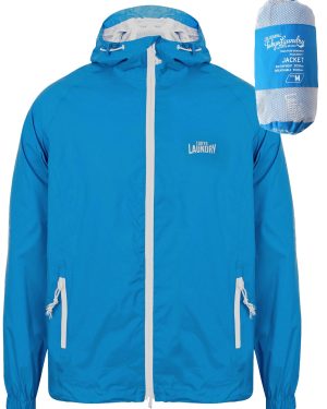 Coats / Jackets Conroy High Performance Packaway Windbreaker Jacket in Cobalt / S - Tokyo Laundry