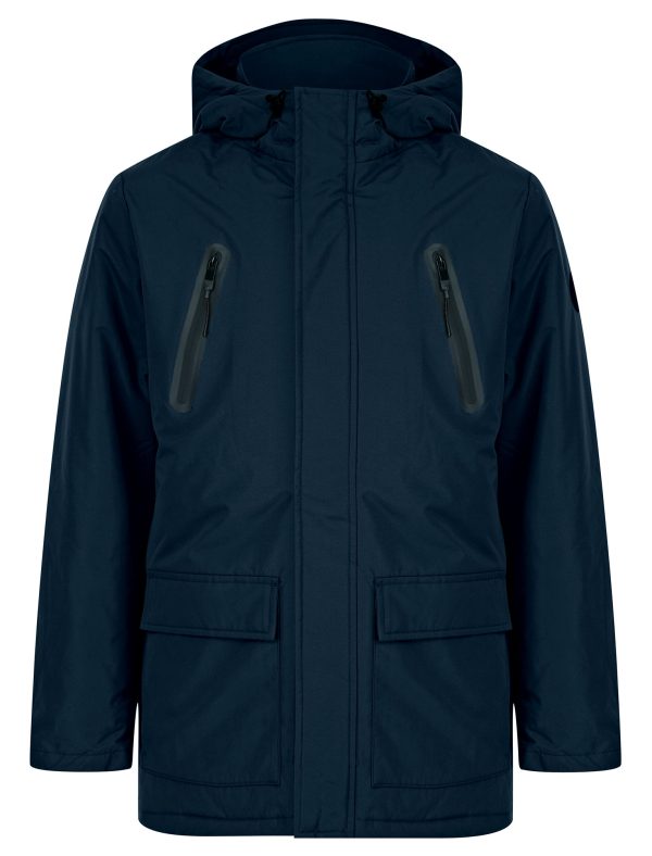 Coats / Jackets Damani Padded Parka Jacket with Hood in Navy / S - Tokyo Laundry