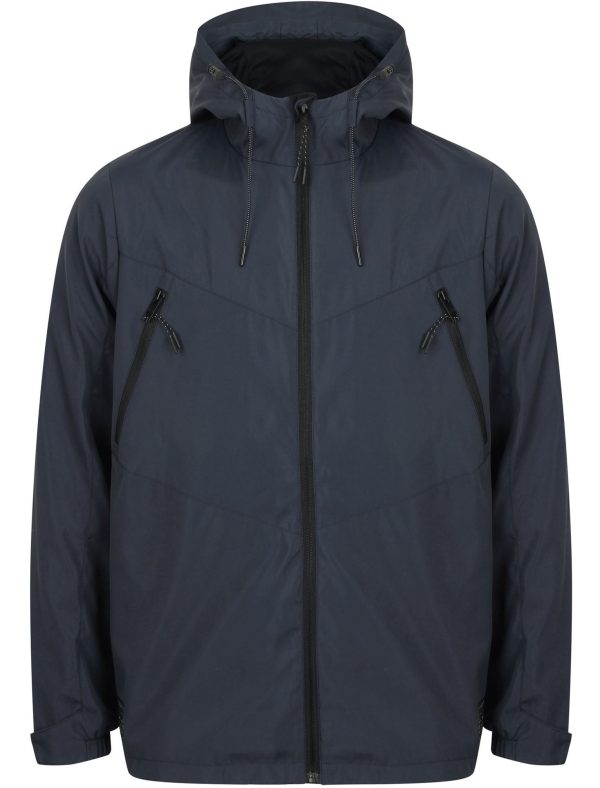 Coats / Jackets Herbert Hooded Windbreaker Jacket in Slate Blue - Dissident / S - Tokyo Laundry