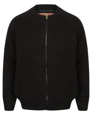 Coats / Jackets Maximo Quilted Lined Knitted Bomber Jacket in Black / S - Tokyo Laundry
