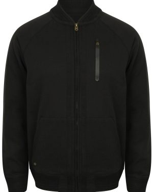 Coats / Jackets Naple Pines Jersey Bomber Jacket in Black / S - Tokyo Laundry