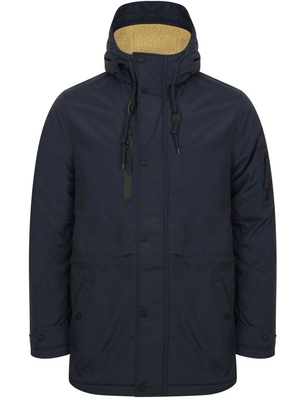 Coats / Jackets Patogonia Borg Lined Hooded Parka Coat in True Navy / S - Tokyo Laundry