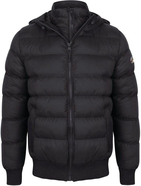 Coats / Jackets Proctor Layered Quilted Puffer Jacket with Hood in Navy / S - Tokyo Laundry