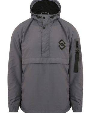 Coats / Jackets St Chalons Pullover Windbreaker Jacket in Greyward - Saint & Sinner / M - Tokyo Laundry