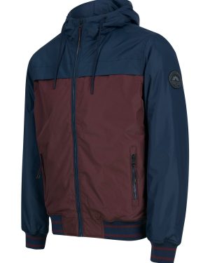 Coats / Jackets Terrence Padded Windbreaker Jacket with Hood in Tawny Port / S - Tokyo Laundry