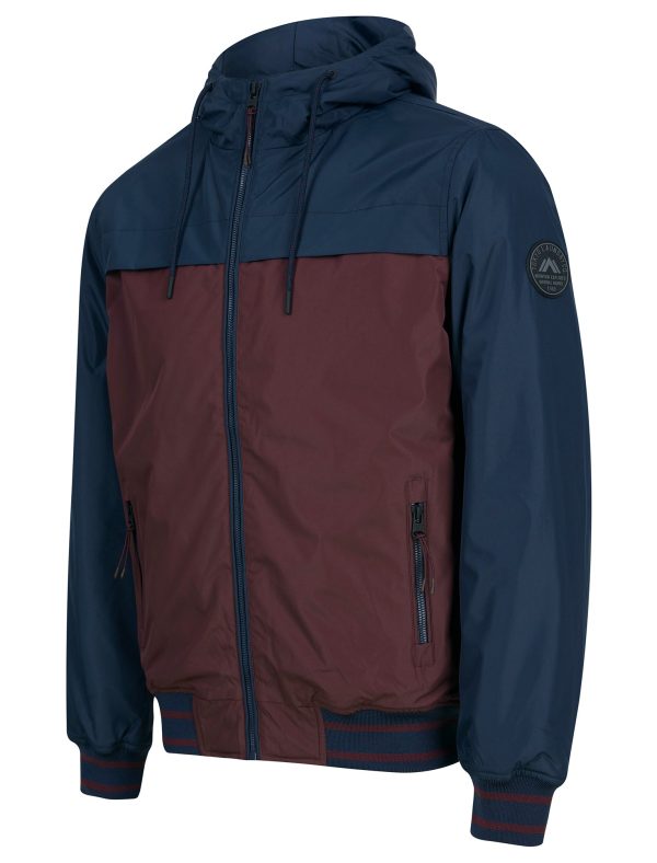Coats / Jackets Terrence Padded Windbreaker Jacket with Hood in Tawny Port / S - Tokyo Laundry