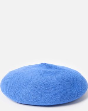 Cobalt Blue Premium Knitted Beret