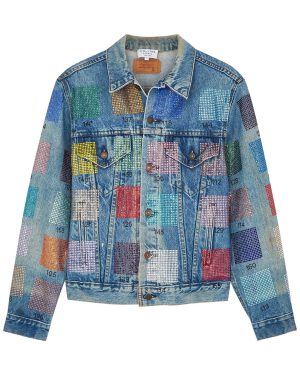 Collina Strada X Levi's Embellished Denim Jacket - Blue - M