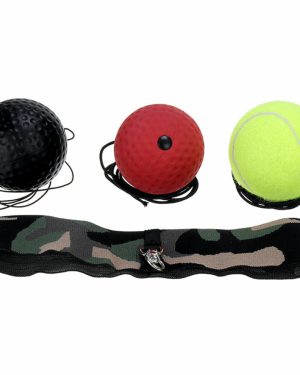 (Colorful) Boxing Speed Ball Boxing Reflex Ball Exercise Coordination with Headband Improve Reaction Gym Training Punching Workout Bag