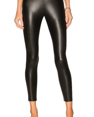 Commando Petite Faux Leather Leggings in Black. Size S, XL.