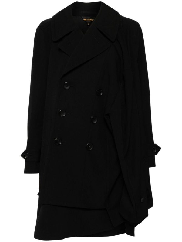 Comme des Garcons Wool Double-Breasted Coat