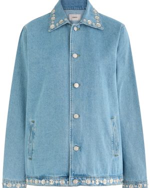 Coperni Studded Denim Jacket - Blue - M (UK12 / M)