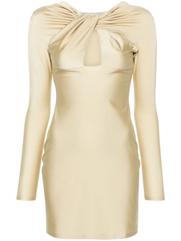 Coperni Twisted Cut-Out Mini Dress