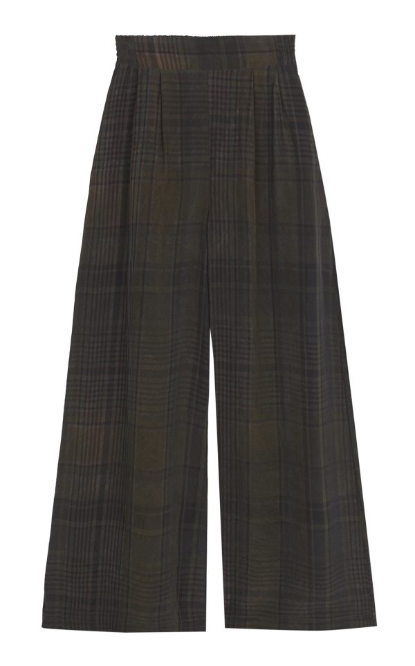 Cortana - Agate Plaid Wide-Leg Pants - Plaid - FR 40 - Only At Moda Operandi