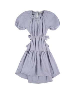 Cotton Muslin Cut-out Dress