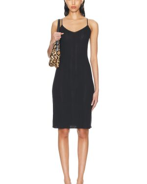 Cou Cou Intimates The Midi Slip Dress in Black - Black. Size XL (also in ).