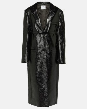 Courreges Tailored cotton blend coat
