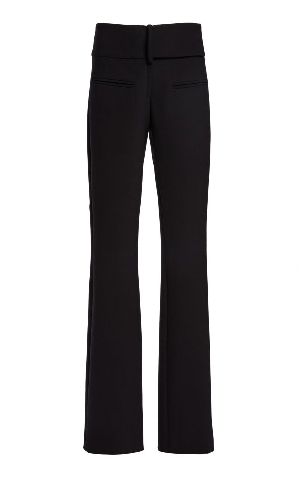 Courrges - Heritage Polywool Bootcut Pants - Black - FR 38 - Moda Operandi