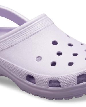 Crocs Classic Lavender Womens shoes 10001-530 in a Plain Man-made in Size 7