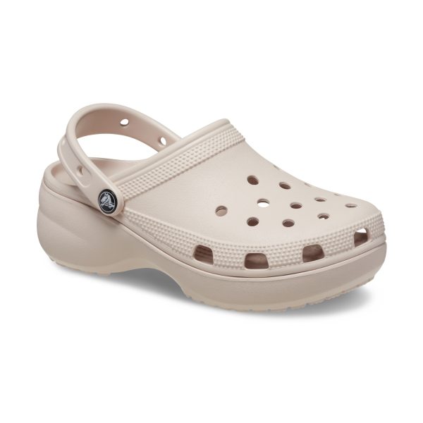 Crocs Classic Platform Beige Womens shoes 206750-6UR in a Plain Man-made in Size 7