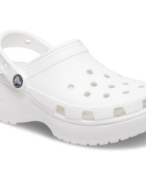 Crocs Classic Platform White Womens shoes 206750-100 in a Plain in Size 9