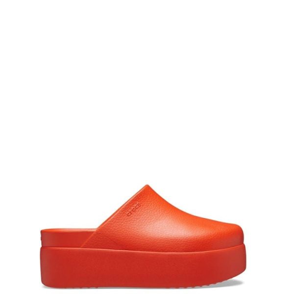 Crocs Dylan Platform Clogs - Orange