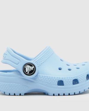 Crocs Pale Blue Classic Clog Toddler Sandals