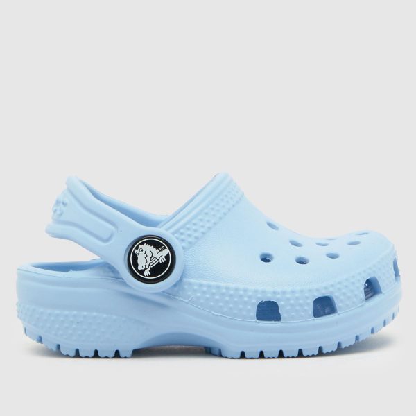 Crocs Pale Blue Classic Clog Toddler Sandals