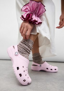 Crocs Pink Classic Clogs - Pink UK 4 at Urban Outfitters