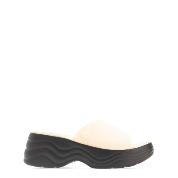 Crocs Skyline Platform Sliders Womens - White