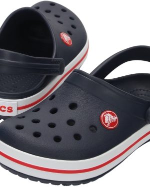 Crocs Toddler Crocband Clog Sandals Navy/Red 24-25