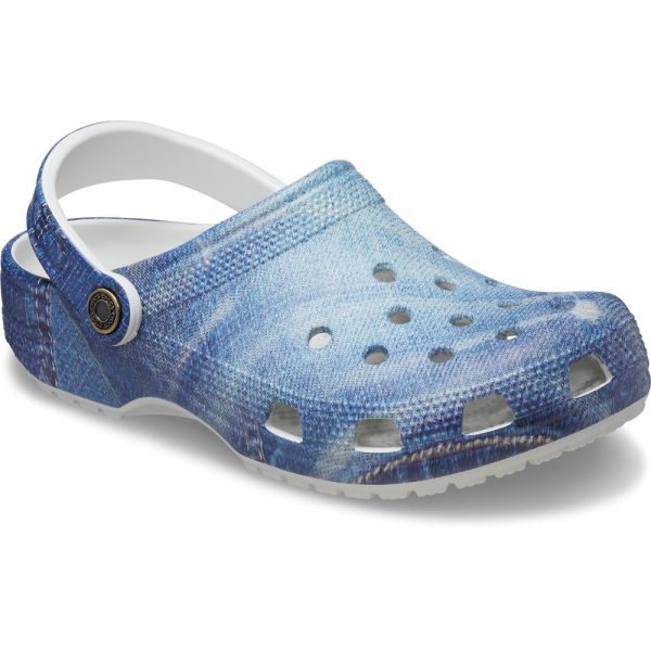 Crocs Womens Classic Denim Clogs UK Size 5 (EU 38-39)