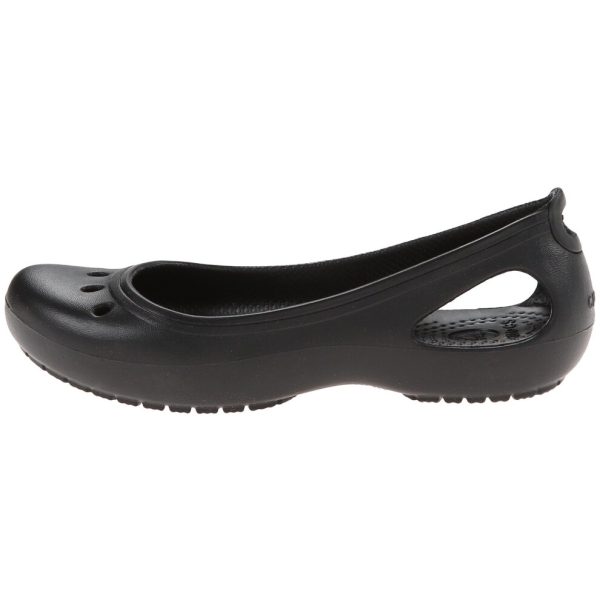 Crocs Women's Kadee Ballet Flats Black/Black 8 Women