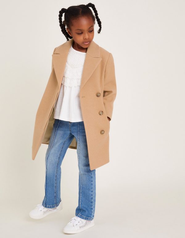 Crombie Coat Camel