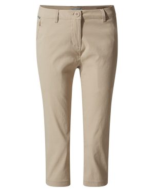 Cropped Trousers Kiwi Pro II Polyamide Desert Sand