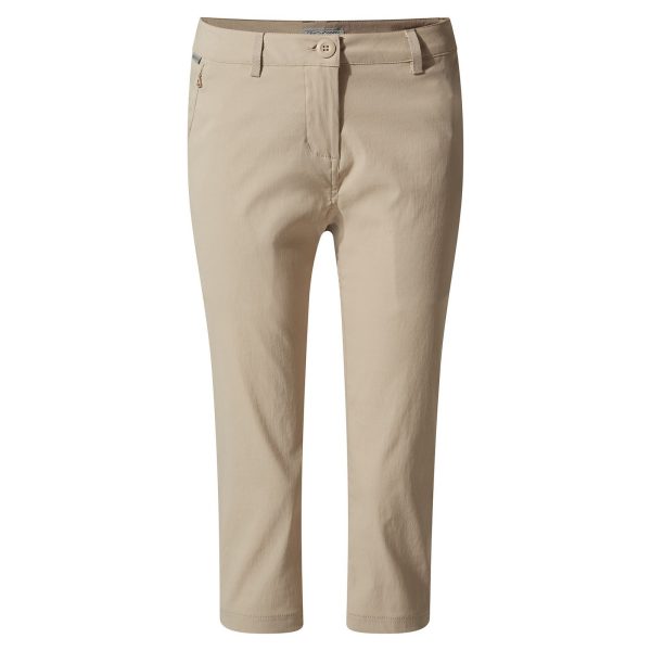 Cropped Trousers Kiwi Pro II Polyamide Desert Sand