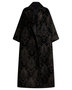 DAMASK VELVET CAPE COAT - Maxmara Atelier - Woman