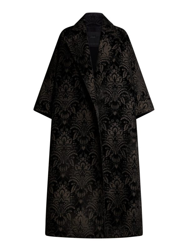 DAMASK VELVET CAPE COAT - Maxmara Atelier - Woman