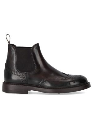 DOUCAL'S TRIUMPH DARK BROWN CHELSEA BOOT