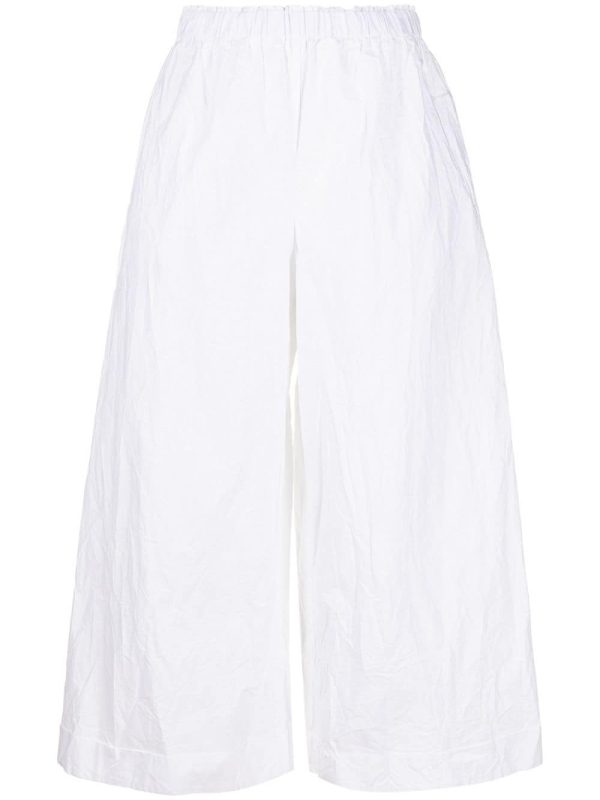 Daniela Gregis Cotton Wide-Leg Trousers